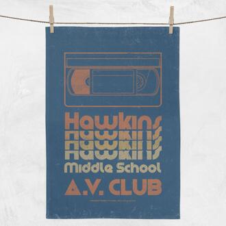 Stranger Things Hawkins A.V. Club Tea Towel