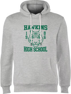 Stranger Things Hawkins High School Hoodie - Grijs - L Meerdere kleuren