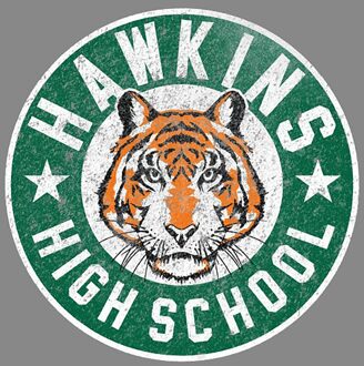 Stranger Things Hawkins High School Tigers Unisex T-Shirt - Grey - 4XL