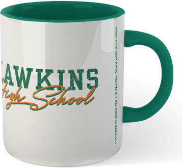 Stranger Things Hawkins Tigers Mug - Green Groen