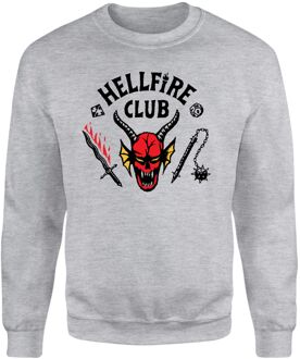 Stranger Things Hellfire Club Sweatshirt - Grey - XL