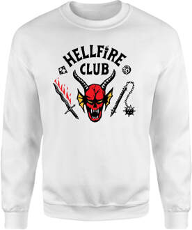 Stranger Things Hellfire Club Sweatshirt - Wit - L
