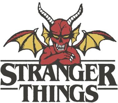 Stranger Things Hellfire Devil Unisex T-Shirt - White - XL Wit