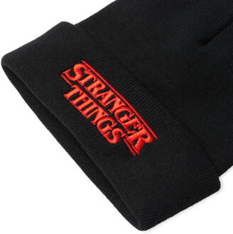 Stranger Things Logo Beanie -Black