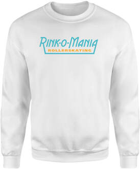 Stranger Things Rollerskating Sweatshirt - Wit - S