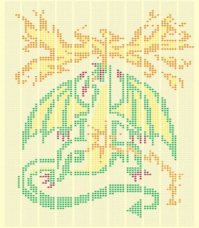 Stranger Things Scantron Dragon T-Shirt - Crème - L