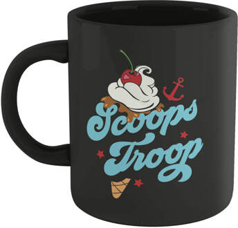 Stranger Things Scoop Troop Mug - Black Zwart