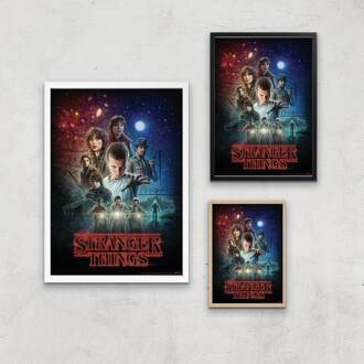 Stranger Things Season One Poster Giclee Art Print - A3 - Print Only Meerdere kleuren