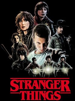 Stranger Things Season One Poster Unisex T-Shirt - Black - S
