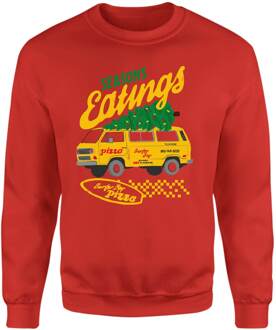 Stranger Things Season's Eatings Christmas Jumper - Red - XS - Rood