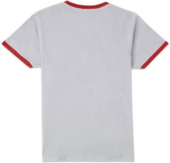 Stranger Things Slush Unisex Ringer T-Shirt - White/Red - XL