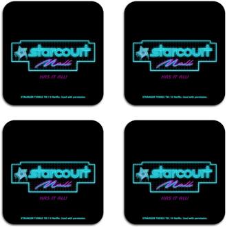 Stranger Things Starcourt Mall Coaster Set