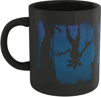 Stranger Things Upside-Down Mug - Black Zwart