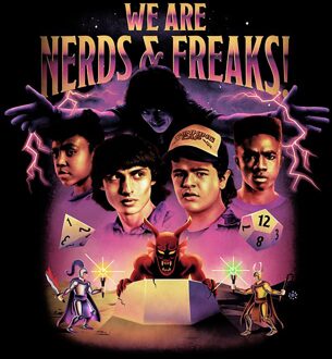 Stranger Things We Are Nerds And Freaks! Unisex T-Shirt - Black - XXL
