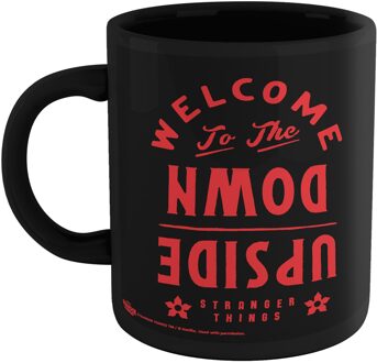 Stranger Things Welcome To The Upside Down Mug - Black