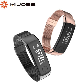 Strap for Honor Band 3 Wristband Stainless Steel Metal Bracelets for Huawei Honor Band 4 Watch Band for Honor Band 5 Wrist Strap