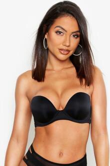 Strapless Super Push-Up Bh, Black - 32C