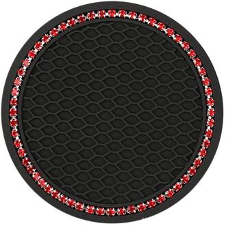 Strass Auto Water Cup Fles Houder Anti-Slip Mat Pad Silicagel Antislip Auto Mat Voor Mini cooper Auto Interieur Accessoires 03