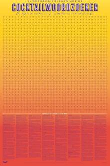 Stratier XL Spelposter - Cocktailwoordzoeker - 100 weetjes -   (ISBN: 9789492533678)