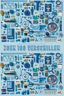 Stratier XL Spelposter - Zoek 100 verschillen (BLAUW) -  Dieter Coppens, Tom Suykens (ISBN: 9789492533623)