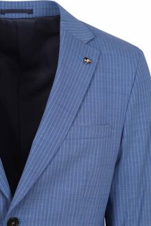 Strato Ossi Kostuum Wol Blauw - 48,52