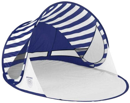Stratus gestreepte pop-up tent Wit - One size