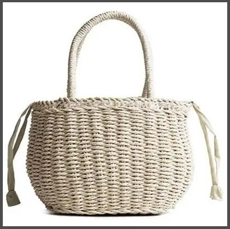 straw handbag