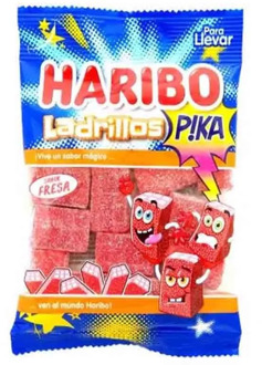 Strawberry Bricks with Pica Haribo 100 gr.