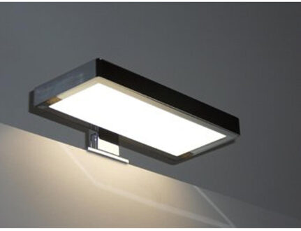 Stream opbouw LED spiegelverlichting rechthoekig 230V incl. bevestiging chroom