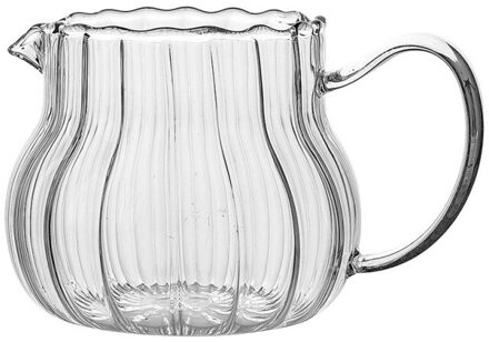 Streep Cafe Drinkware Melk Jug Glass Cup Warmte-Resistantn Glazen Beker Met Handvat Koffie Melk Thee Separator #2G #7 A2