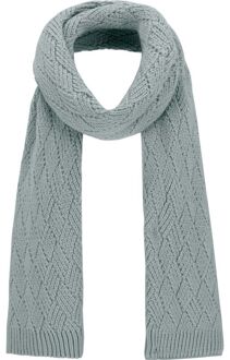 Streep - Sjaal - Blauwgrijs