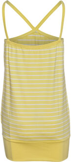 Streepjes Mini Jurk in Geel