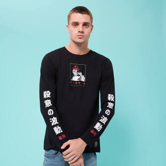 Street Fighter Arcade Akuma unisex t-shirt met lange mouwen - Zwart - L