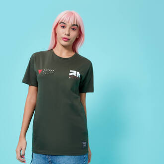 Street Fighter Arcade Cammy unisex t-shirt - Donkergroen - S - Forest Green