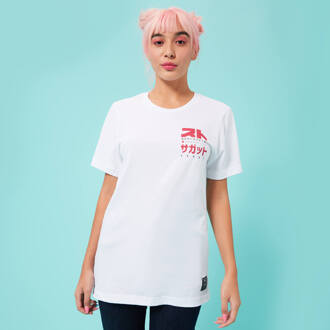 Street Fighter Arcade Sagat unisex t-shirt - Wit - S - Wit