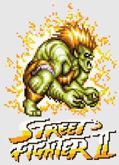Street Fighter Blanka 16-bit Women's T-Shirt - Grey - XXL Grijs