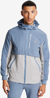Street Hoodies Heren - Blauw - Maat XL - Poly Woven Blue