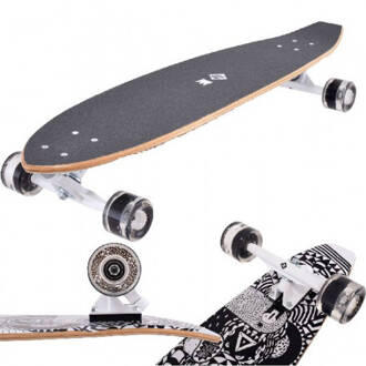 Street Surfing Longboard - Kicktail Rumble Multikleur