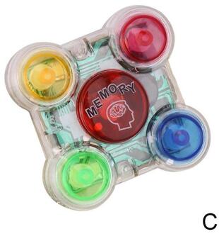 Stress Relief Speelgoed Draagbare Kleurrijke Gamepad Vorm Geheugen Doolhof Kubus Gadget Sleutelhanger Educatief Doorbraak Game wit wit