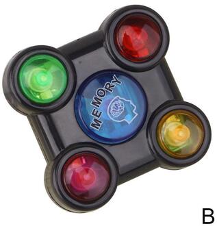 Stress Relief Speelgoed Draagbare Kleurrijke Gamepad Vorm Geheugen Doolhof Kubus Gadget Sleutelhanger Educatief Doorbraak Game zwart B zwart B