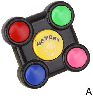 Stress Relief Speelgoed Draagbare Kleurrijke Gamepad Vorm Geheugen Sleutelhanger Educatief Spel Doolhof Kubus Gadget Doorbraak Z9V7 zwart A zwart A