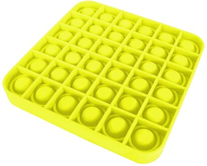 Stress Reliever Push Bubble Fidget Zintuiglijke Speelgoed Autisme Speciale Behoeften Stress Reliever Zachte Squeeze Speelgoed Chidren Christmas #40 geel