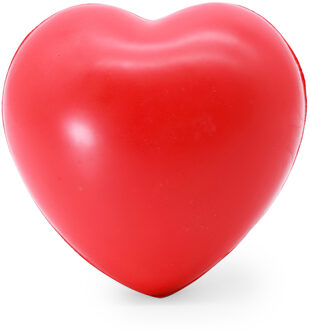 Stressbal hartje - rood - 7 cm - knijpbal - verbeter de focus - Stressballen