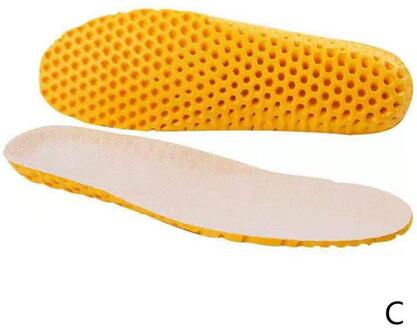 Stretch Ademend Deodorant Running Kussen Inlegzolen Voor Voeten Man Vrouwen Inlegzolen Voor Schoenen Zool Orthopedische Pad Memory Foam C / 37cm to 38cm
