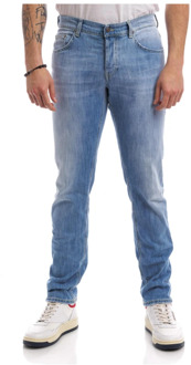 Stretch Denim Slim-fit Jeans Dondup , Blue , Heren - W30,W35,W34