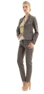 Stretch jasje van katoenmix - maat Donkergroen