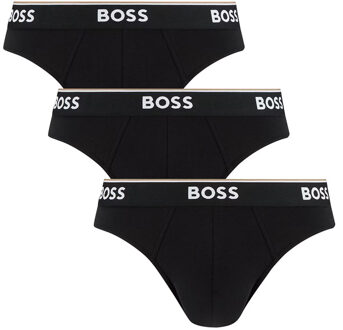 Stretch Katoen Elastische Taille Briefs 3-Pack Hugo Boss , Black , Heren - Xl,L,M,S