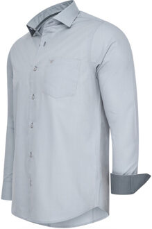 Stretch overhemd milano Grijs - XL