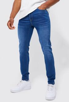 Stretch Skinny Jeans, Mid Blue - 30R