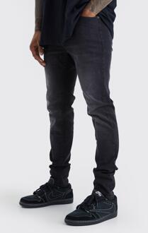 Stretch Skinny Jeans, Washed Black - 30R